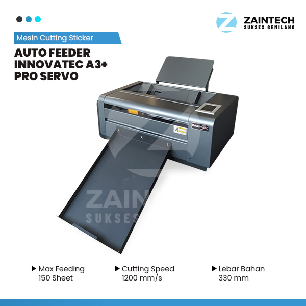 Mesin Cutting Sticker INNOVATEC Auto Feeder A3+ Pro Servo Motor